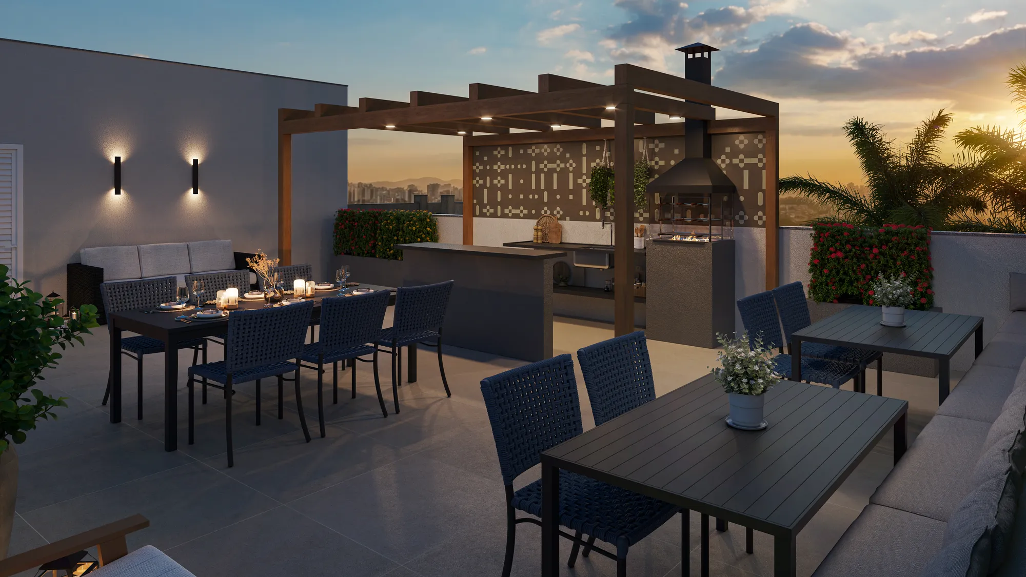 Rooftop gourmet